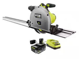 18V Brushless Cordless 6-1/2 in. Track Saw Kit with 4.0 Ah HIGH PERFORMANCE Battery and Charger