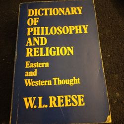 Dictionary of Philosophy and Religion: Eastern and Western Thought