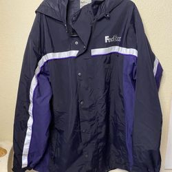 2XL FedEx Stan Herman Full-Zip Hooded Parka Men’s Reg