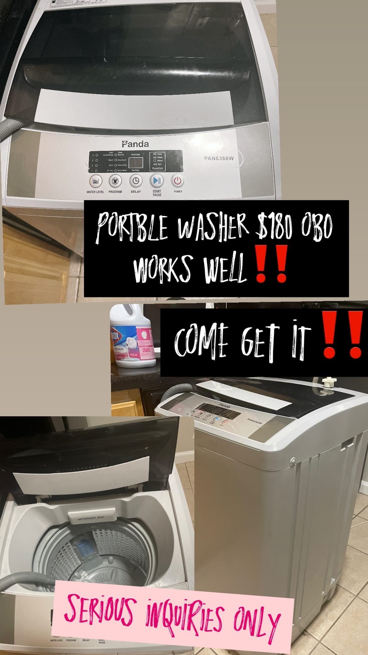 Portable Washer 