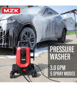 4800 PSI Pressure Washer, Power Cleaner with Nozzles & Foam Cannon High-pressure washer for cars, fences, driveways, patios, decks, and outdoor surfac
