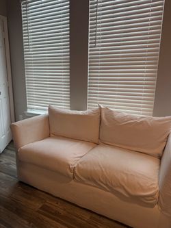 White couch washable covers