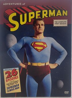Vintage Adventure Of Superman The Complete First Season 5 DVDs