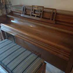 W.M. Knabe Piano With Books