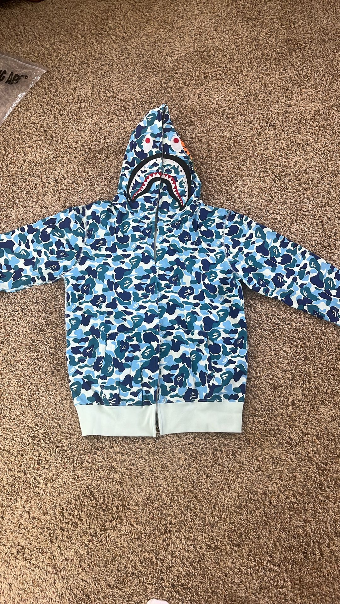 Bape Hoodie-blue