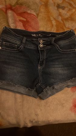 Dark Blue Jean Shorts 