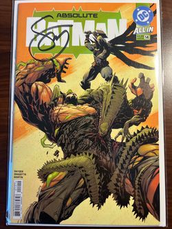 DC Comics / Comic Books Absolute Batman 14 2nd Print Signed by Snyder