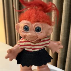 7” Thomas Dam Vintage Troll Doll Bank  