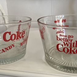 Two Coca-cola Snacks Bowls 