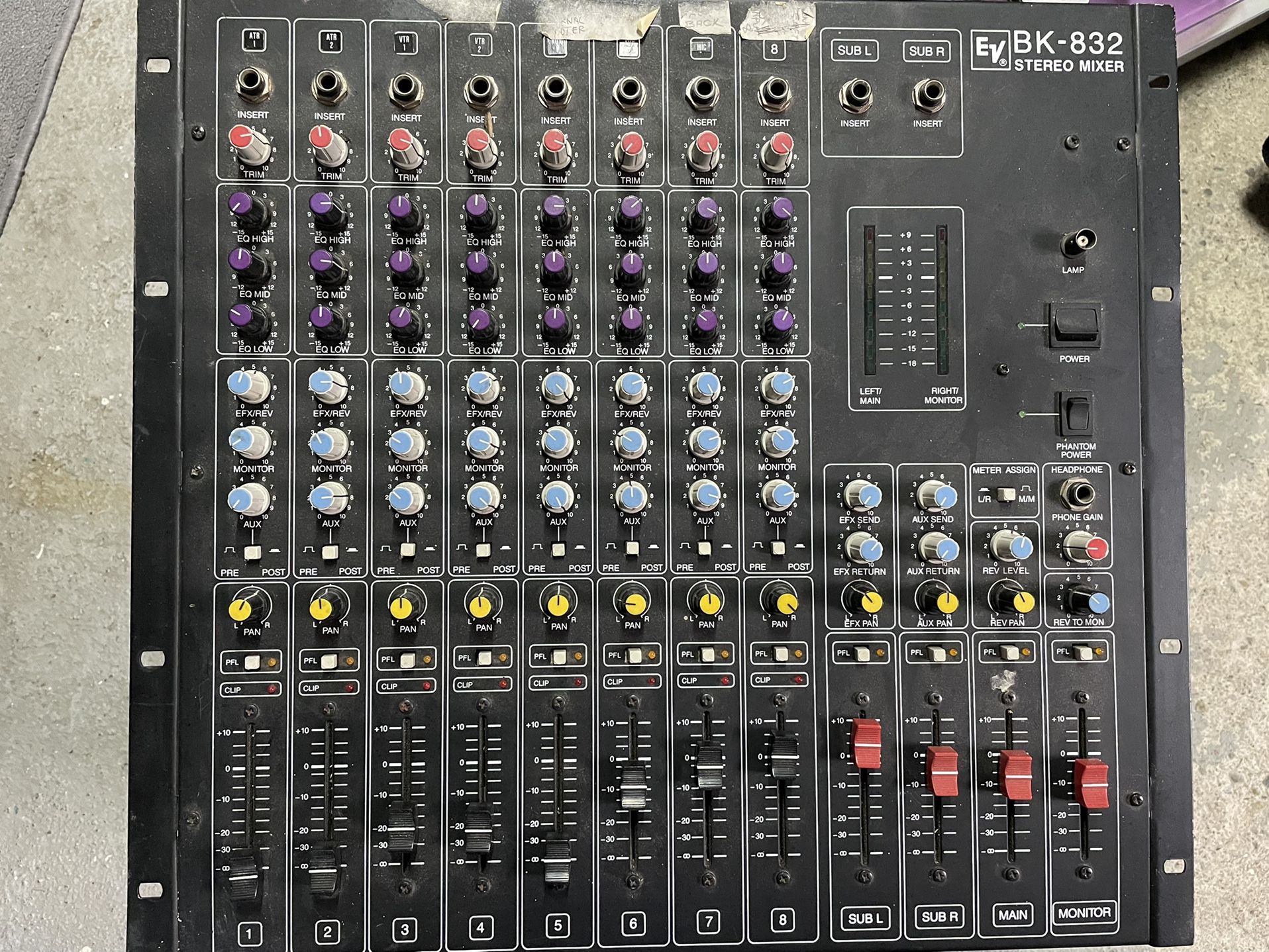 Ev Bk-832 Mixer