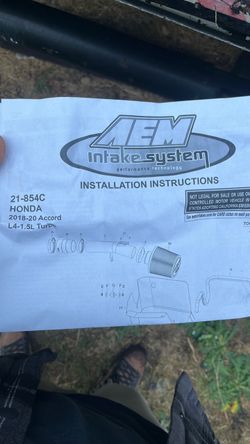 Honda accord intake