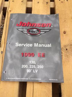 Johnson 1999 EE series outboard engine service manual