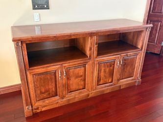 Large Solid Wood Cabinet / Credenza