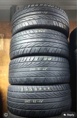 SET DE BLACK HAWK 245/45/18