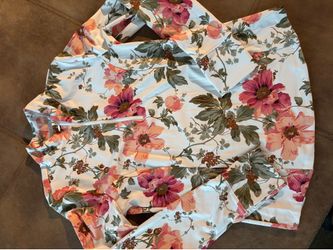 Floral workout top