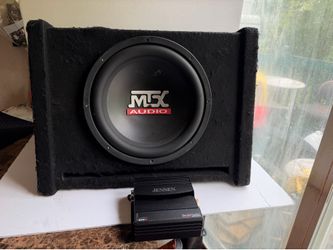 Must Hear 12"Mtx Sub in ported Mtx Made box and 600w amp