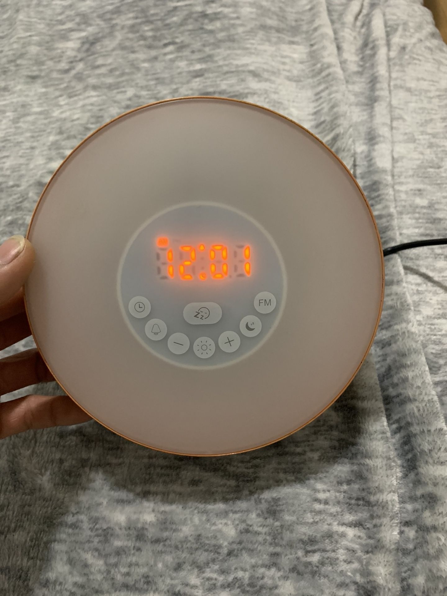 Coulax wake up light alarm clock