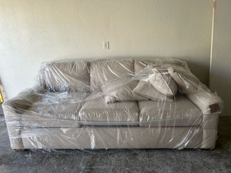 Brand New Fabric Estate Sofa  Moving Must Sell
