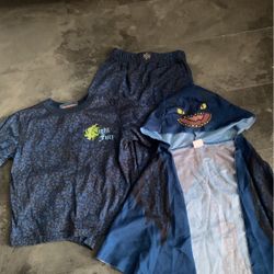 Boys Night Fury PJ Set  (4T/NP4)