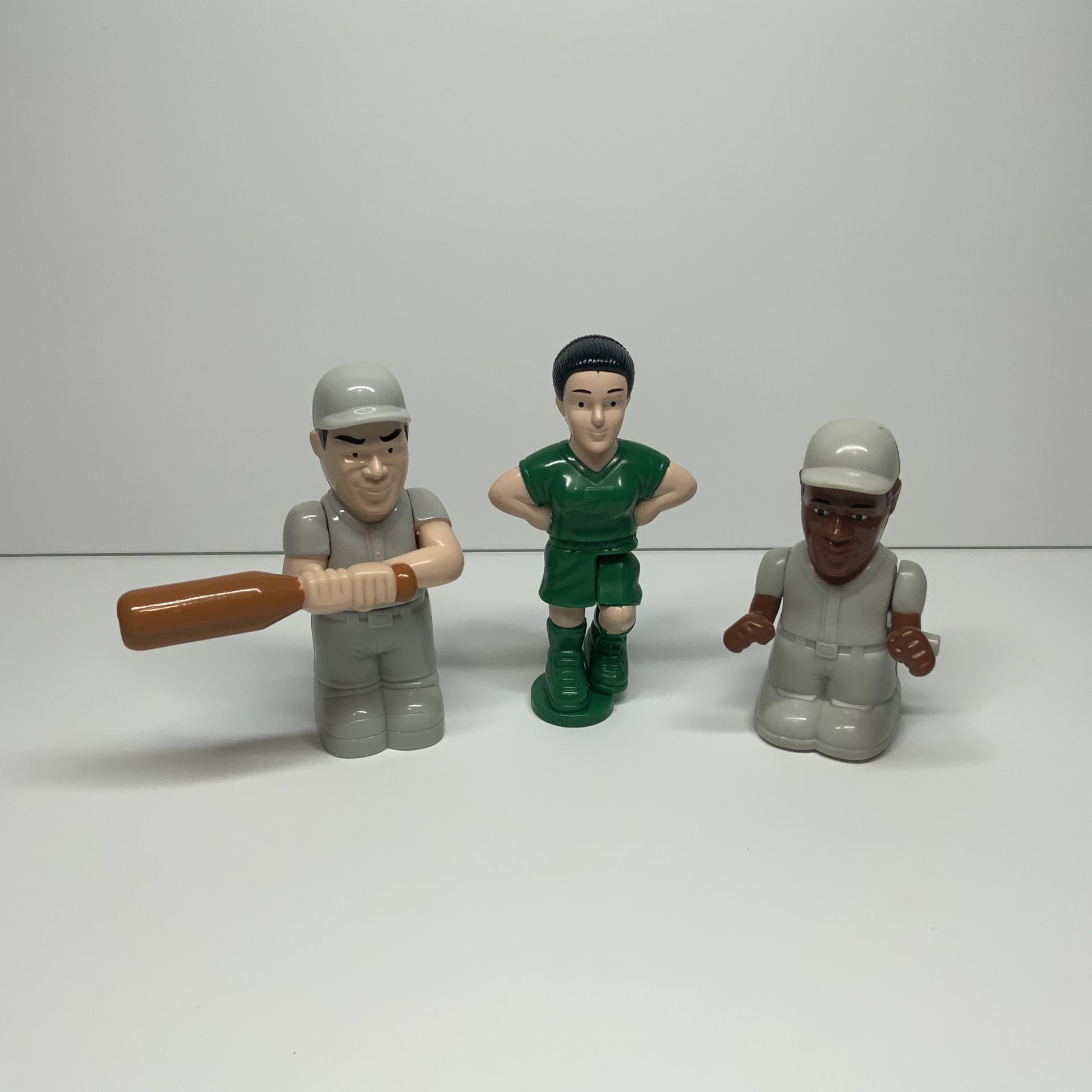 Vintage 2001 Subway Team Player Action Sports Baseball Soccer Figures Lot 3 Toys