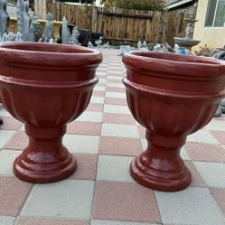 New Flower Pots Made Out Of Cement, Perfect Gift 