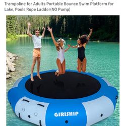 Inflatable Water Trampoline $190.00 (MSRP $259.00) OBO