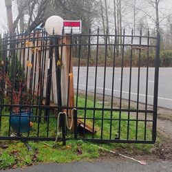 Beautiful Driveway Gate 2 Sections