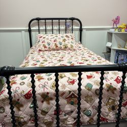 Black Twin Bed