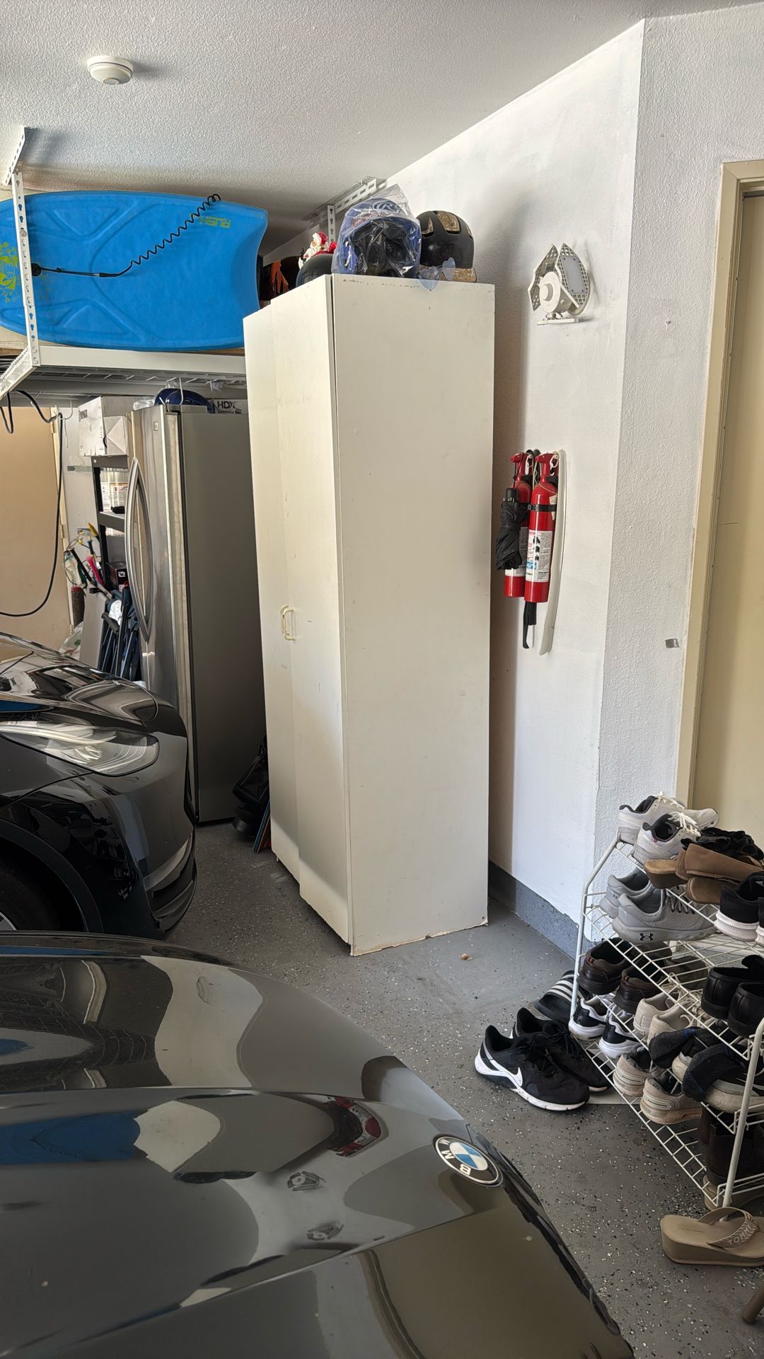 White Garage Cabinet