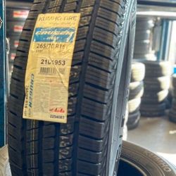 265/70/16 kumho Set of 4 New Tires Set de 4 Llantas nuevas