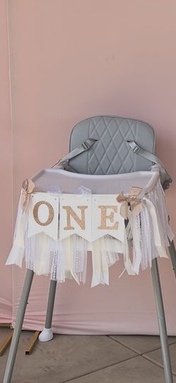 1st Birthday Chair Banner 