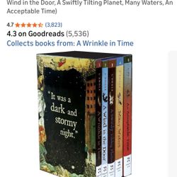 Wrinkle In Time Quintet Book Set - NEW