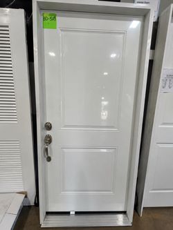 White Steel Exterior Prehung Door ā 36ā x 80ā šŖ