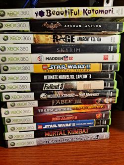 Xbox 360 game bundle