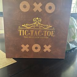 Tic-Tac-Toe The Heirloom Edition Game, One Available, No Holds, Trades Or Deliveries, Same Day PU