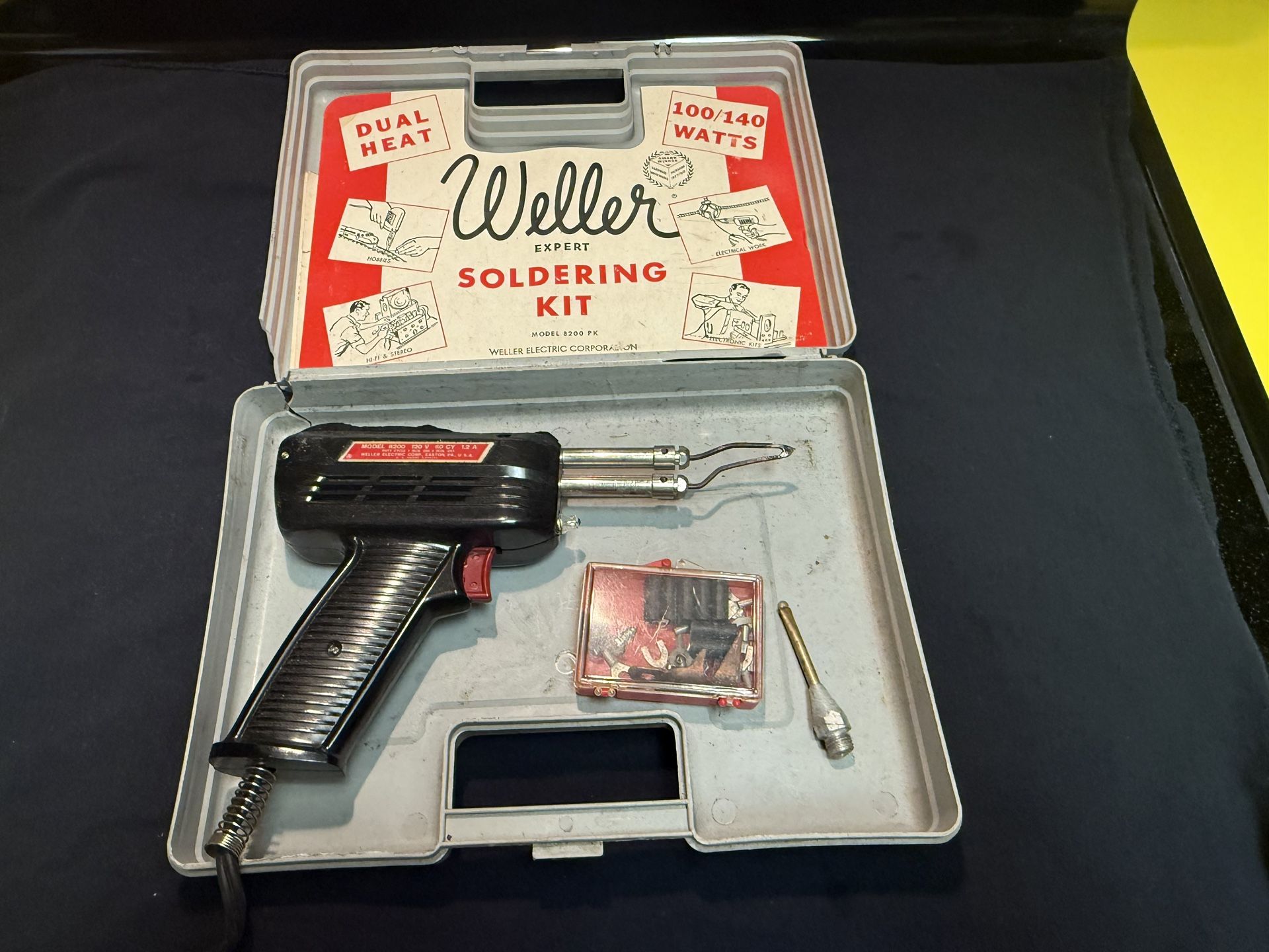 Weller soldering gun works perfect