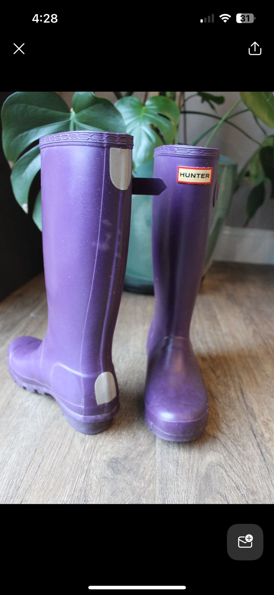 Hunter Boots Stardust Color