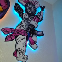 Angel LED wall Art 