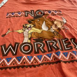 Disney The Lion King Hakuna Matata No Worries Women Shirt XL Timone and  Pumba for Sale in Gilbert, AZ - OfferUp