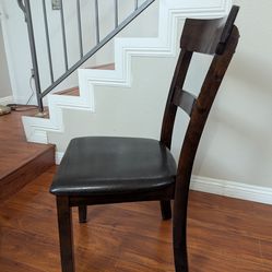 Dining table and chairs