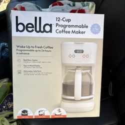 bella 12 cup programmable coffee maker