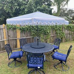 Metal Table & Chair Set