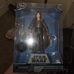 Star Wars Sergeant Jyn Erso Elite Series Die Cast Action Figure - 6 Inch - Rogue One: A Story
