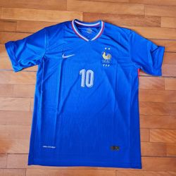 New France Mbappe Soccer Jersey Home Sizes Large XL And 2XL