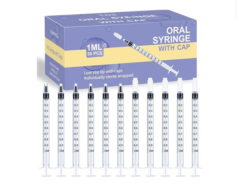 Oral Syringes (50 Pcs) 1 ml Syringe