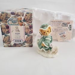 New Cherished Teddies FELICIA Joy to the World birthday Winter Christmas girl coat
1999 Cherished Teddies FELICIA CHRISTMAS FIGURINE 533890 NIB HOLIDA