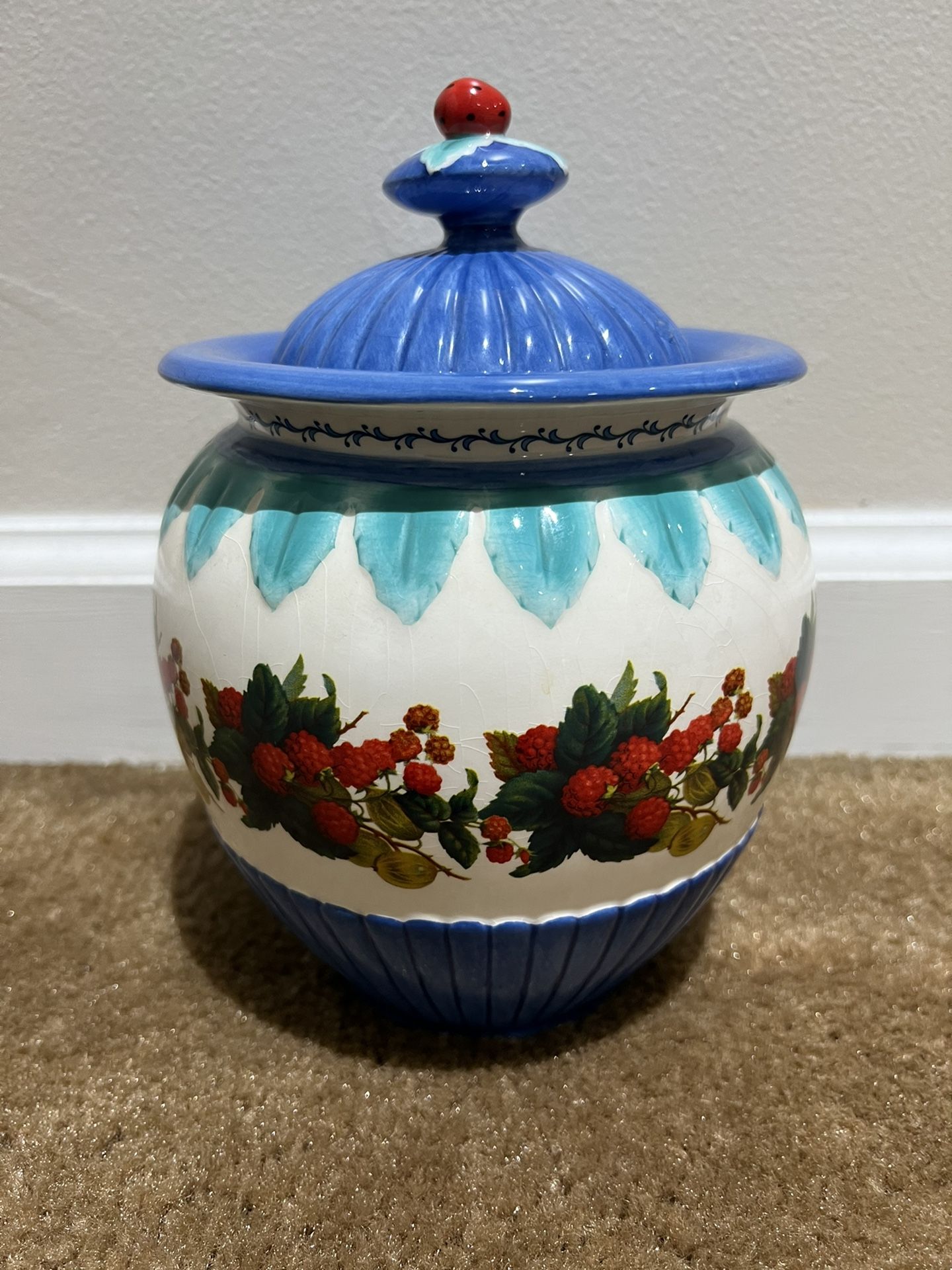 Antique Glass Container