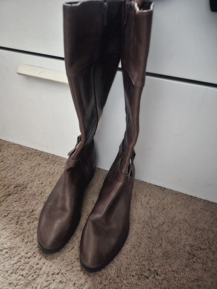 Brown Ralph Lauren Riding Boots