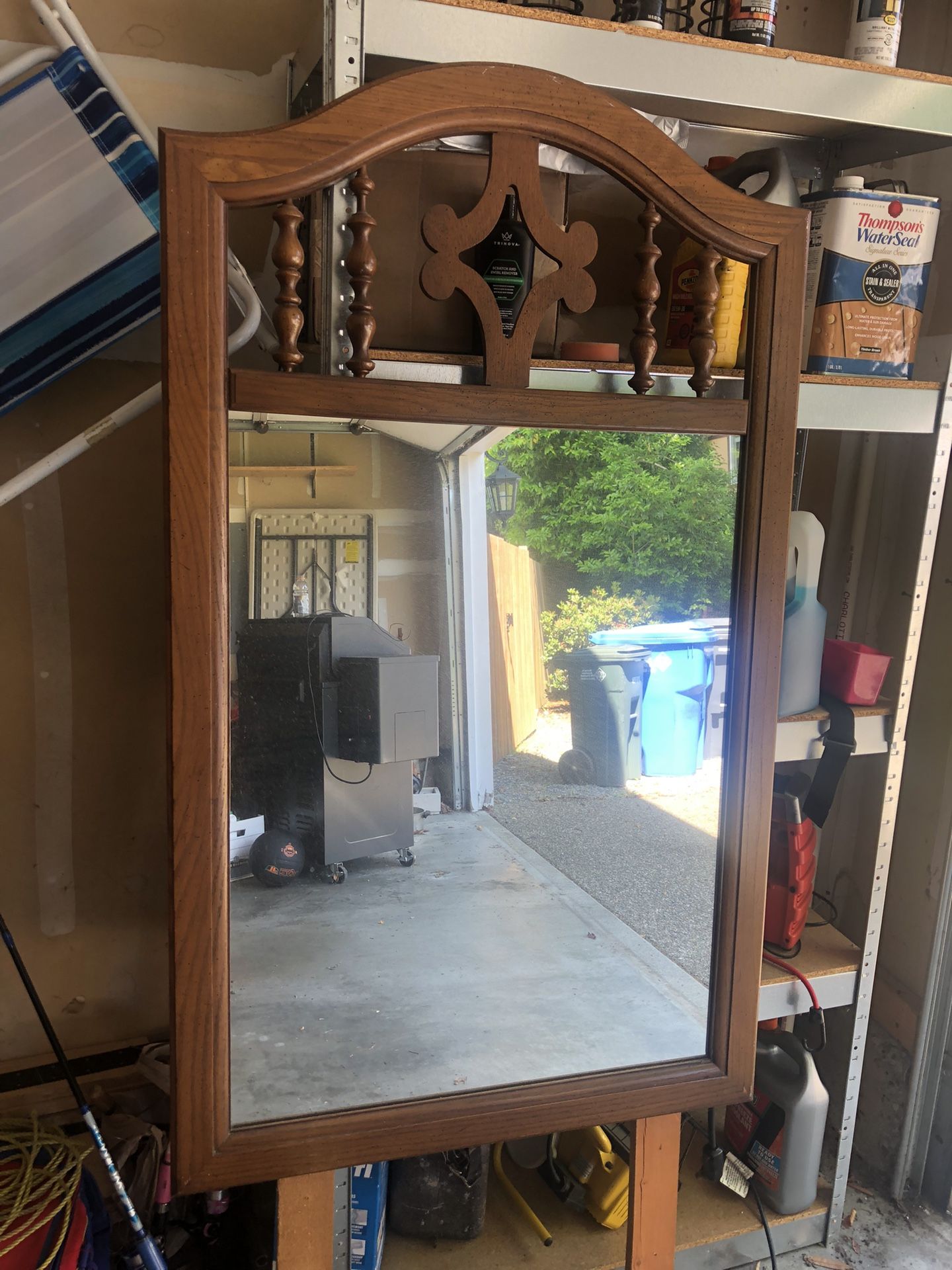 Above Dresser Mirror. Could Be Repurposed.