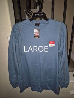 ARIAT FRC DURA STRETCH BLUE PULL OVER SHIRT